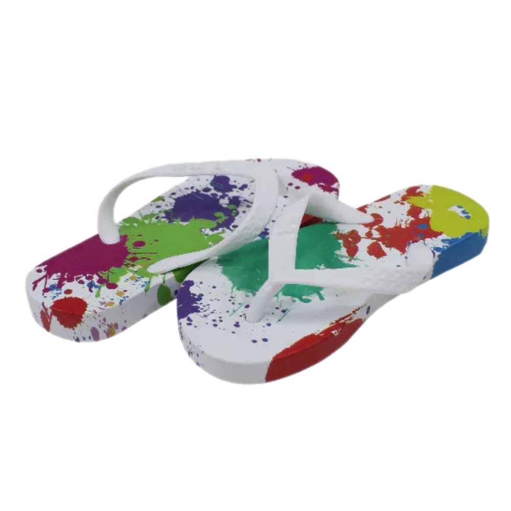 Unisex Rubber Flip Flops – Multicolored