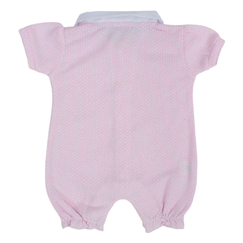 Baby Girls Cotton Romper - Pastel Colors