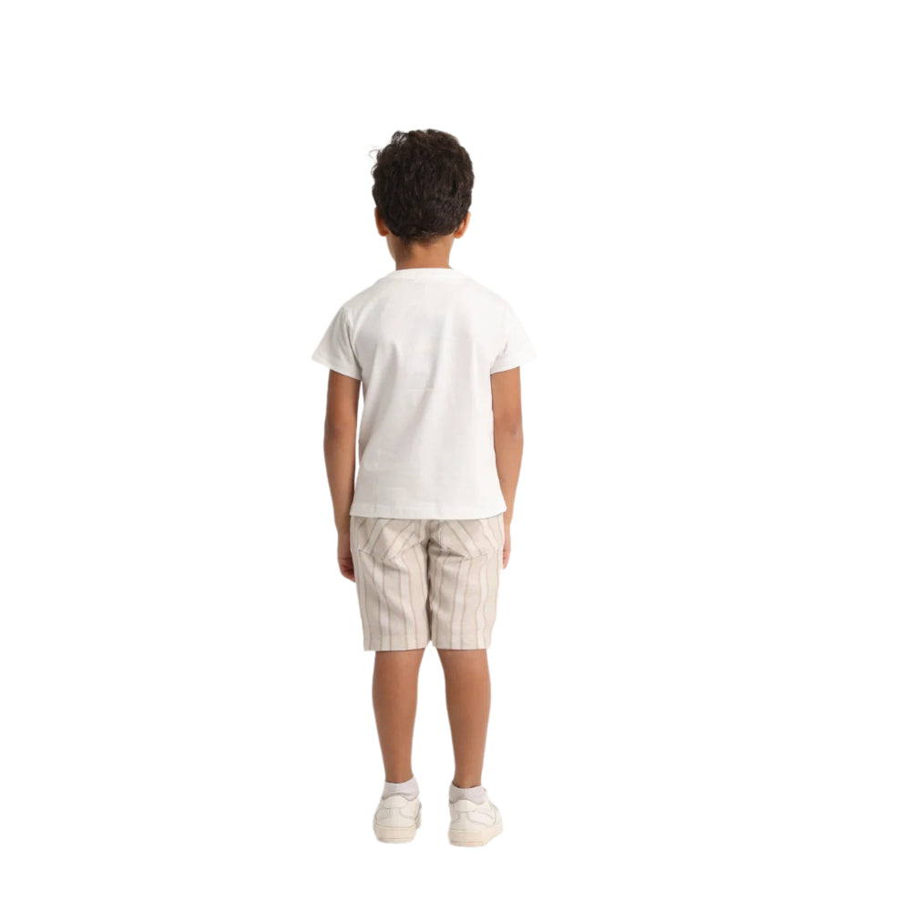 Baby Boys Short-Sleeved T-Shirt  – Off-White Dino in Space