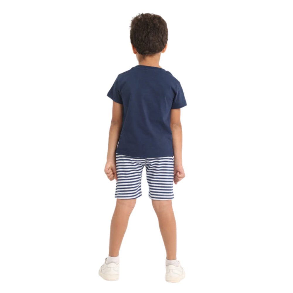 Baby Boys 2-Piece Outfit Set – Little Pirate (Navy)