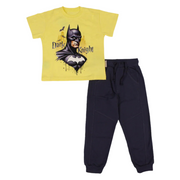 Dark Knight Boys Short-Sleeved Cotton Pajama Set