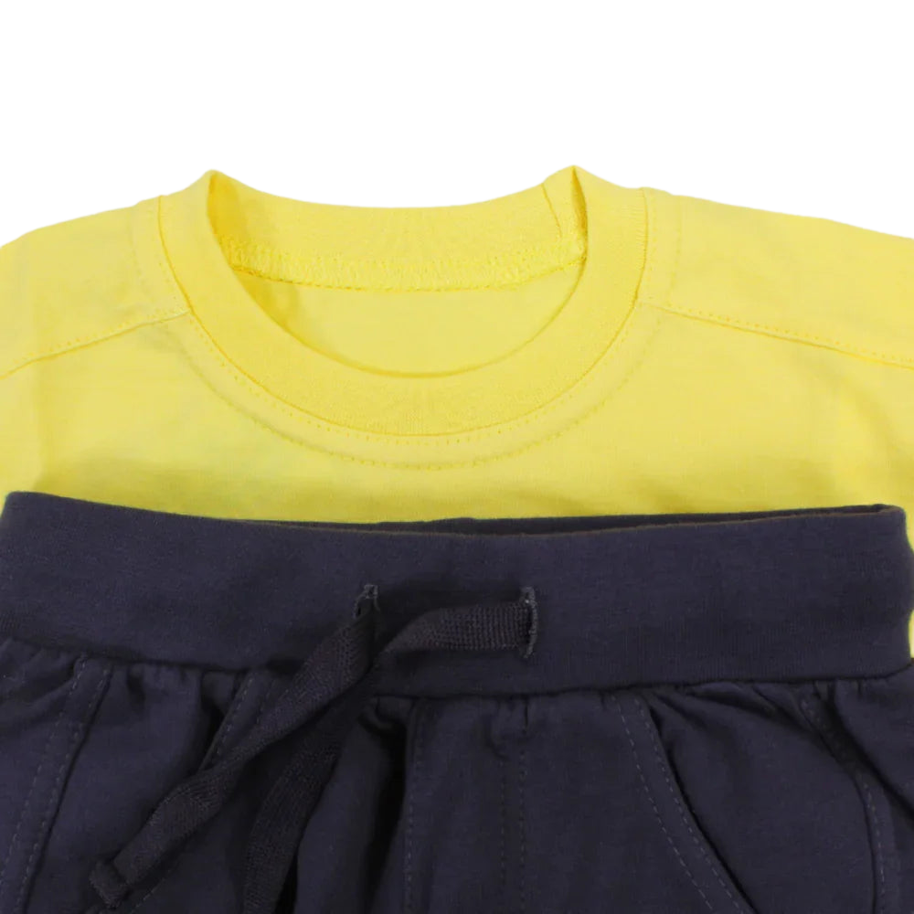 Dark Knight Boys Short-Sleeved Cotton Pajama Set