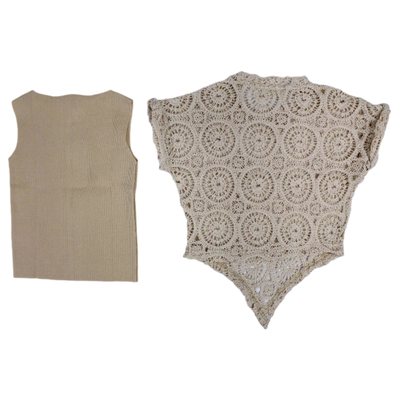 Girls Cotton Blouse with Lace Details