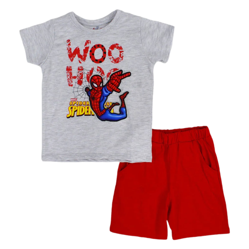 Spiderman Boys Cotton Pajama Set