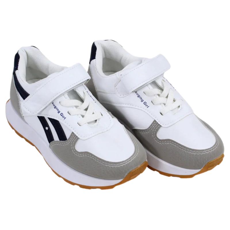 Boys Leather Sneakers - Multicolor