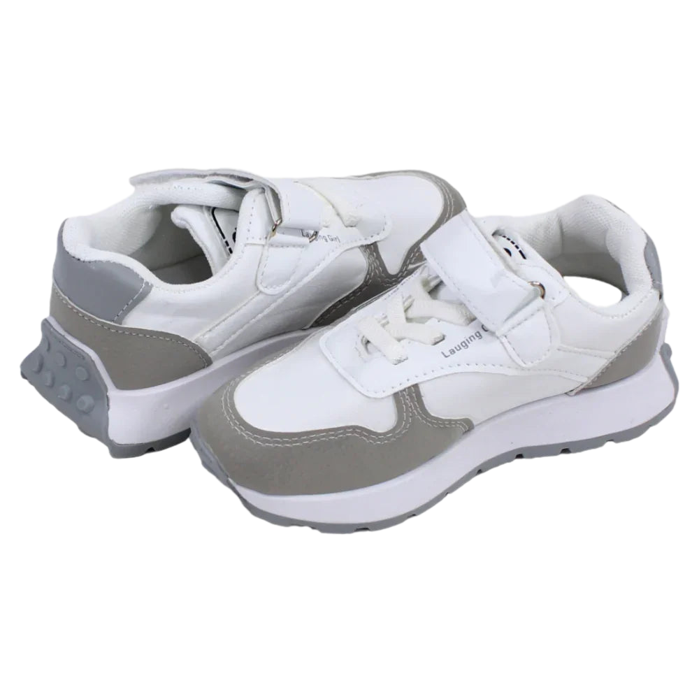 Boys Leather Sneakers - Multicolor