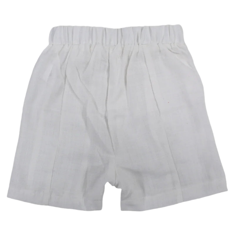 Girls Linen Shorts – Bow Details
