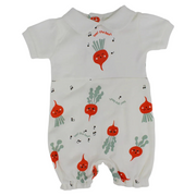 "Feel The Beet" Short-Sleeved Romper