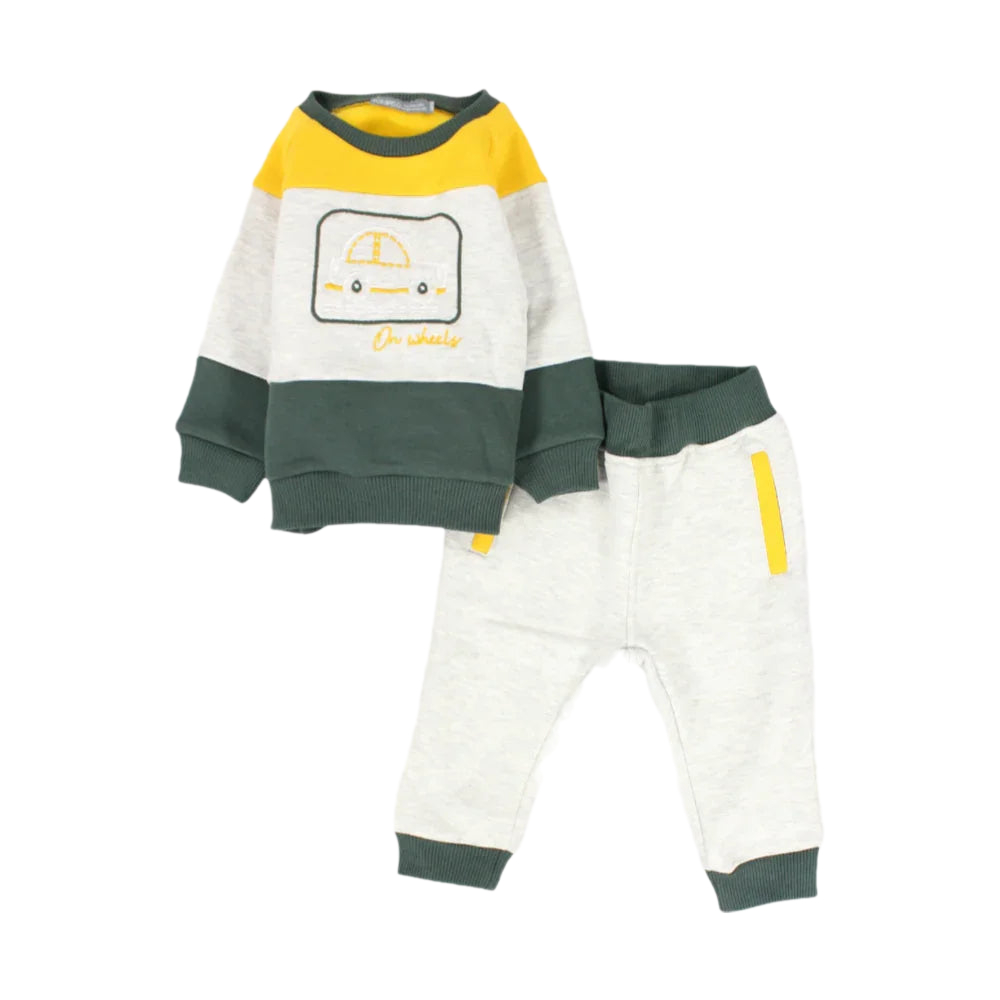 On Wheels 2-Piece Outfit Set