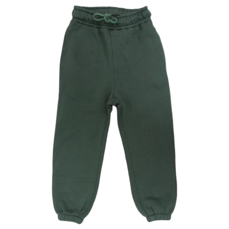Boys Cotton Sweatpants - Dark Green
