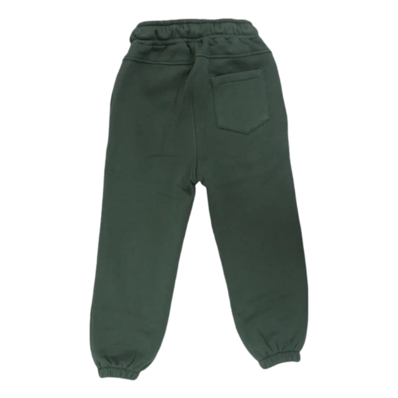 Boys Cotton Sweatpants - Dark Green