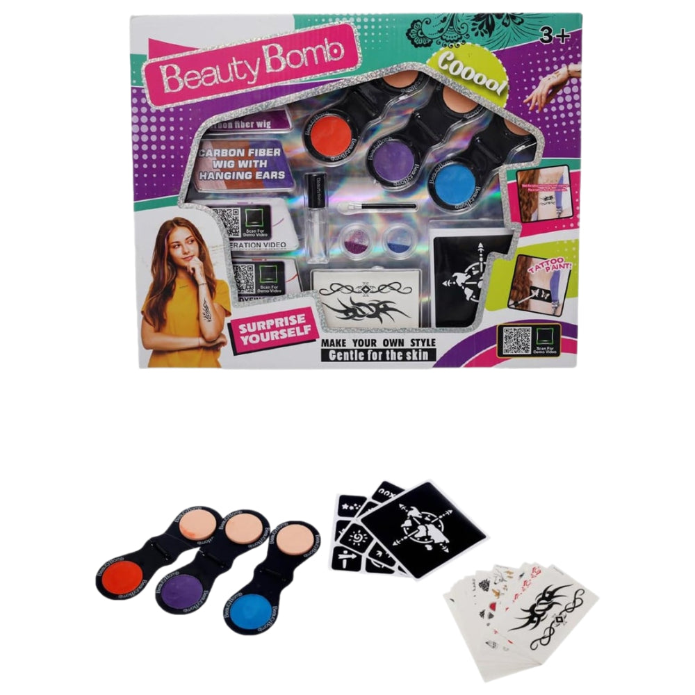 Beauty Bomb Tattoo Set – Multicolor