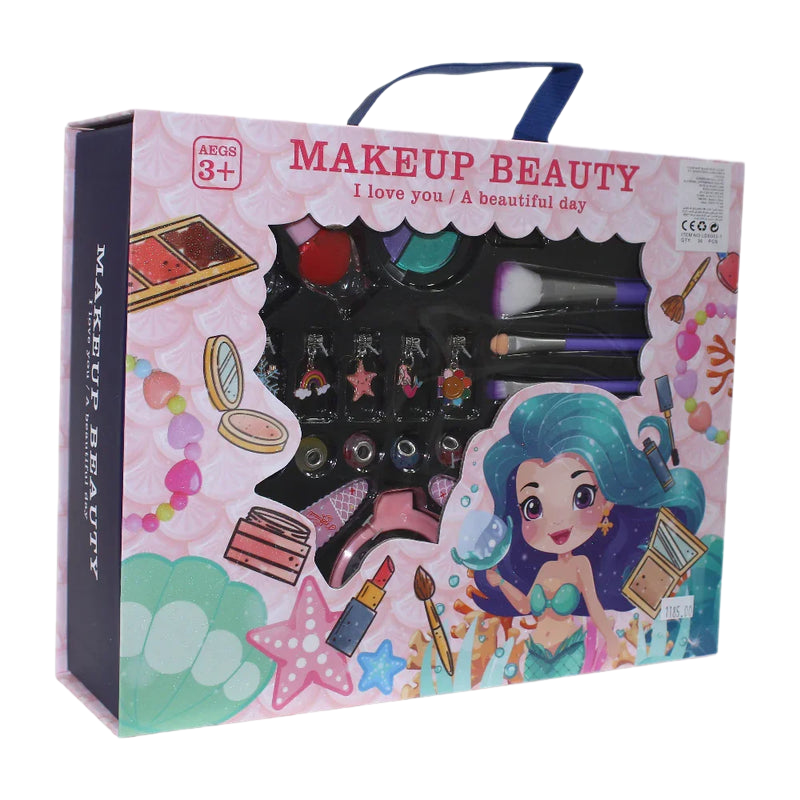 Handheld Make-Up & Jewelry Gift Box – With Brushes