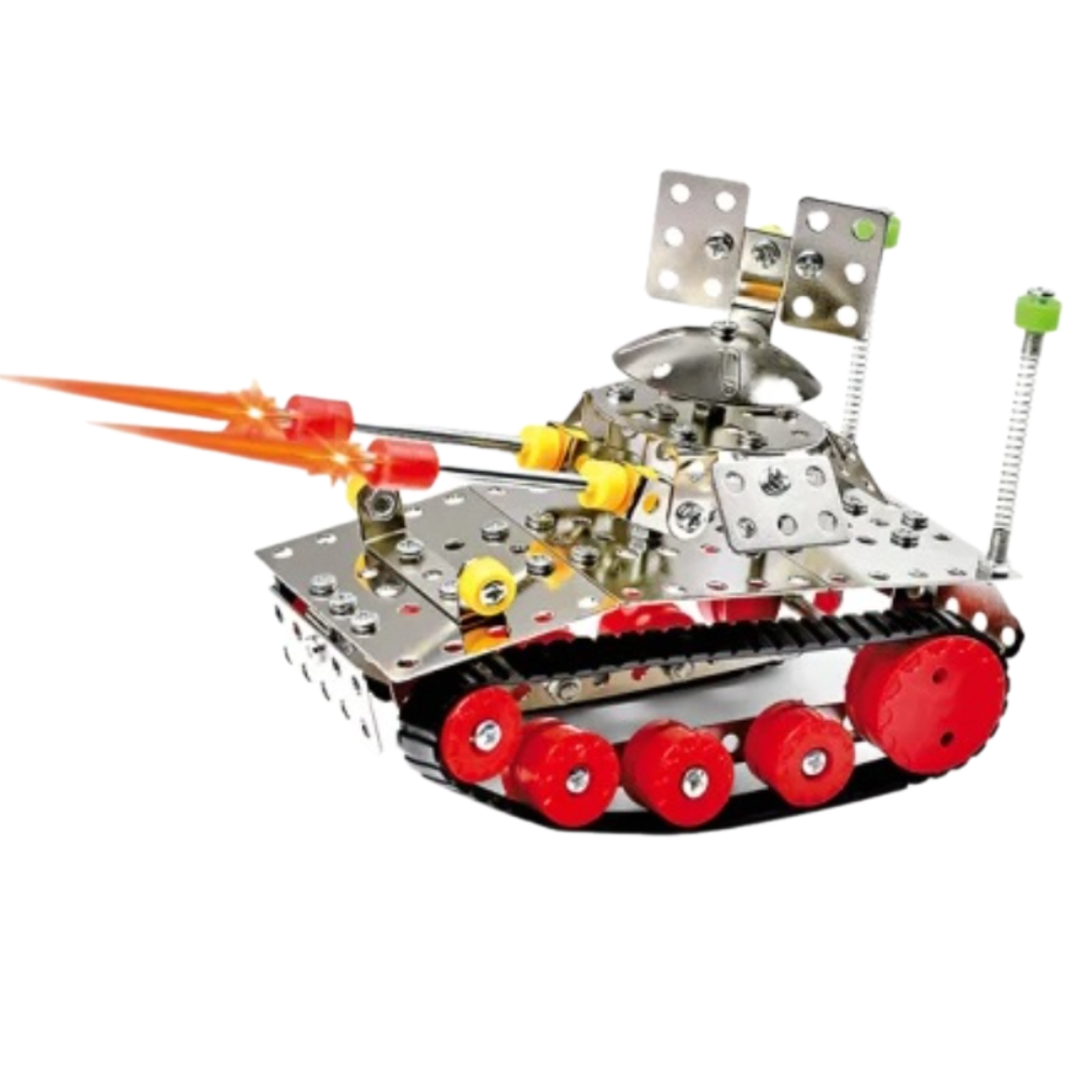 Assembly Alloy Toys Meccano Tank Construction Kit – 193 Pcs