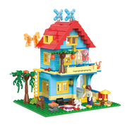 Cogo Fairytale Dream Cozy Summer Butterfly Cottage Building Block Set – 480 Pcs