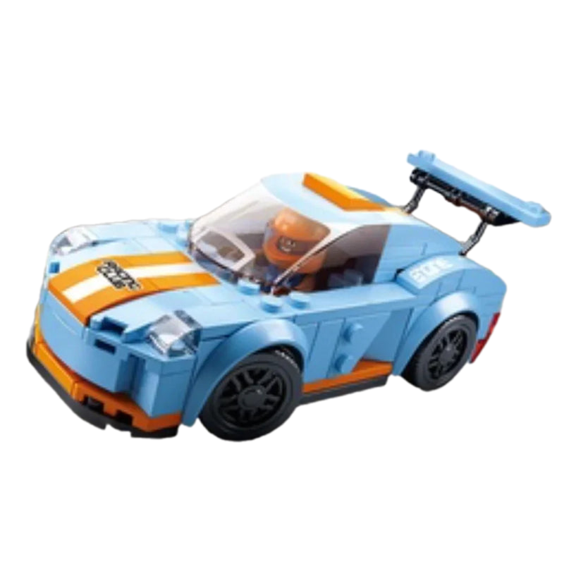 Sluban Car Club Leopard Racing Car Building Blocks Set - 148 Pcs