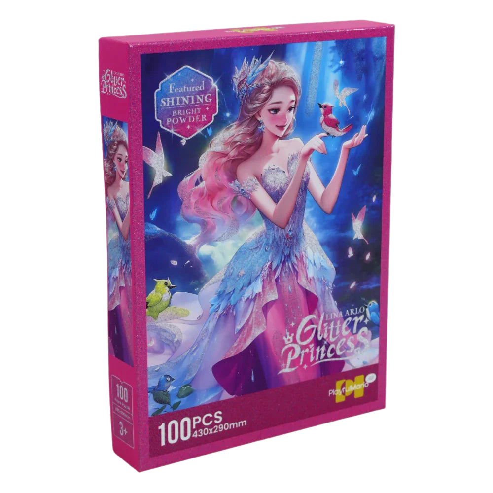 Glitter Princess Jigsaw Puzzle – 100 Pieces - Toys - OKO