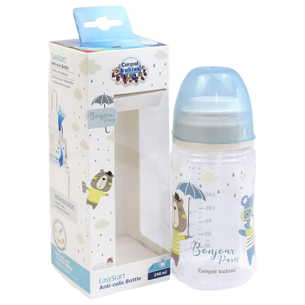 Canpol Babies EasyStart Bottle 240 ml Wide Neck - Baby Essentials