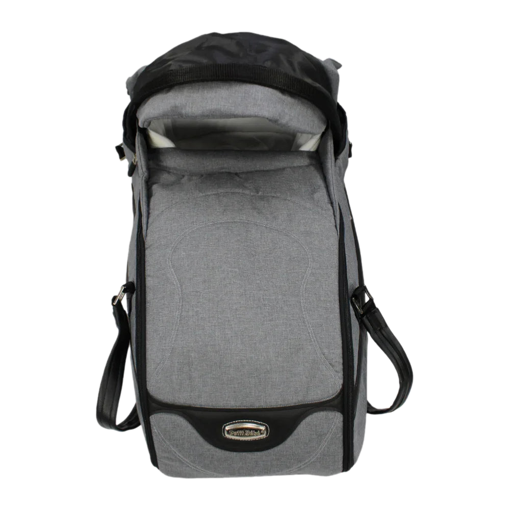 Petit Bebe Premium Carry Cot - Grey/Black