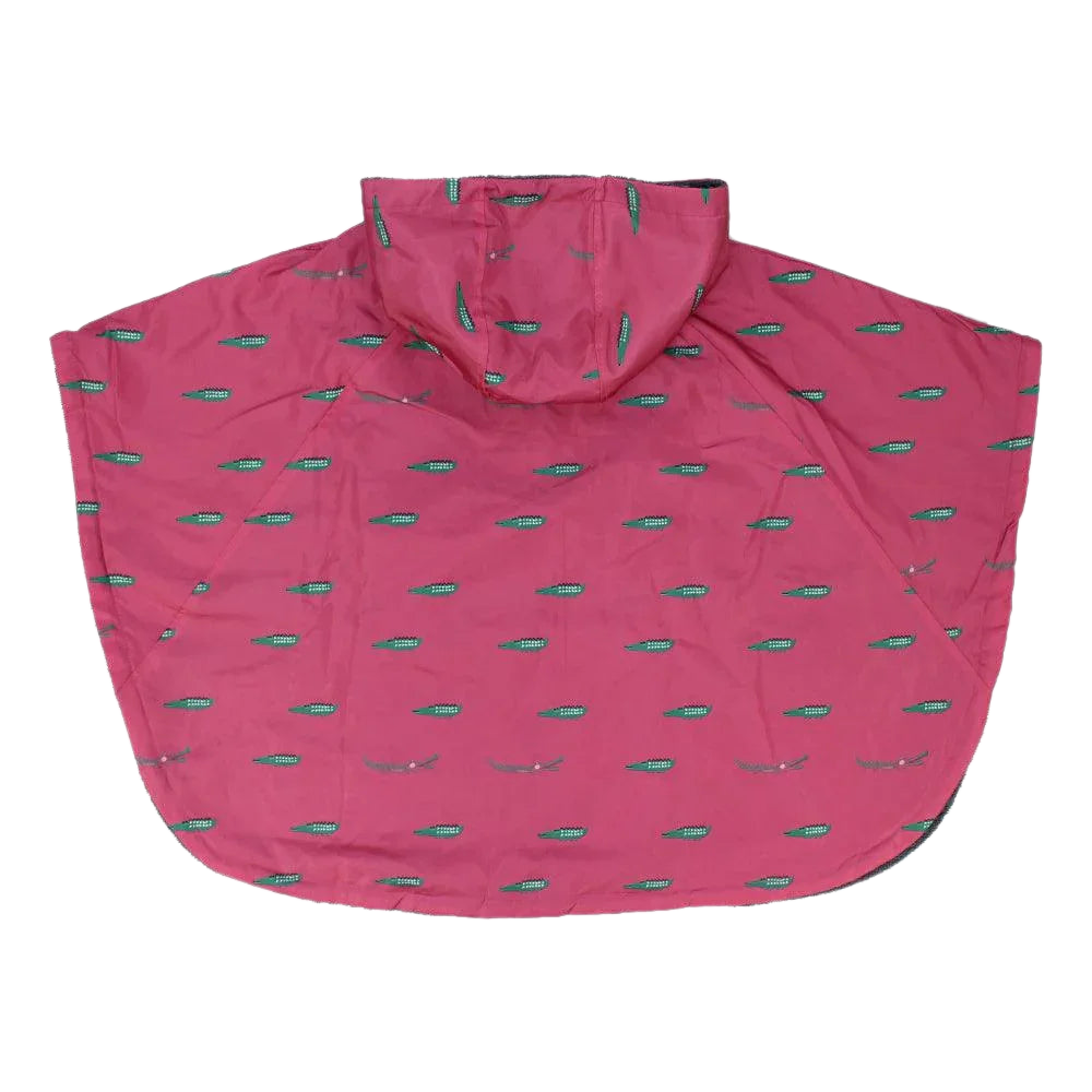 Unisex Baby Crocodiles Poncho Beach Towel With Hoodie