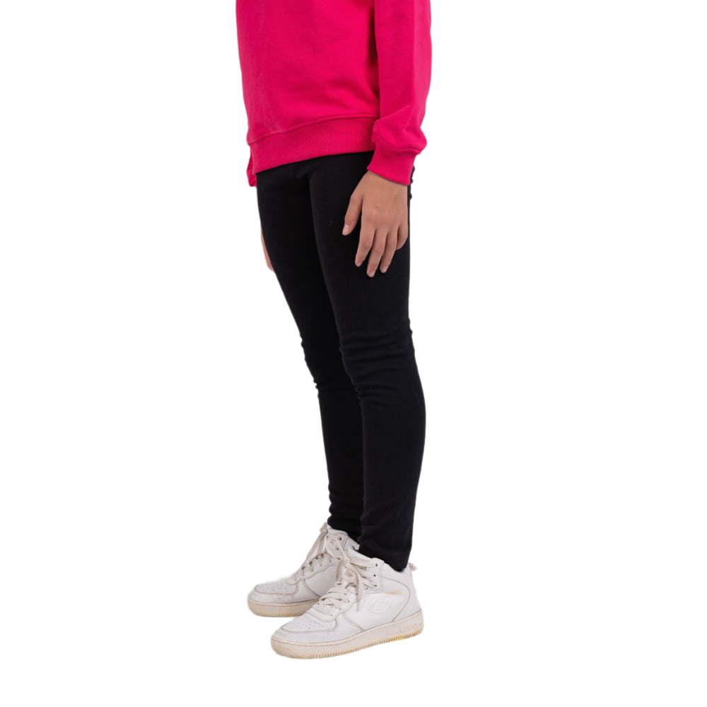 Girls Soft & Stretchy Everyday Leggings – Black