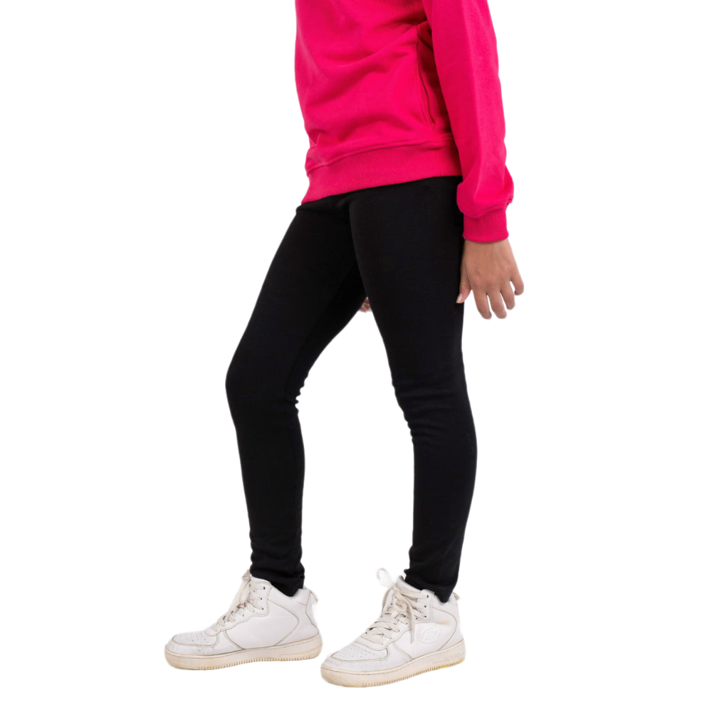 Girls Soft & Stretchy Everyday Leggings – Black