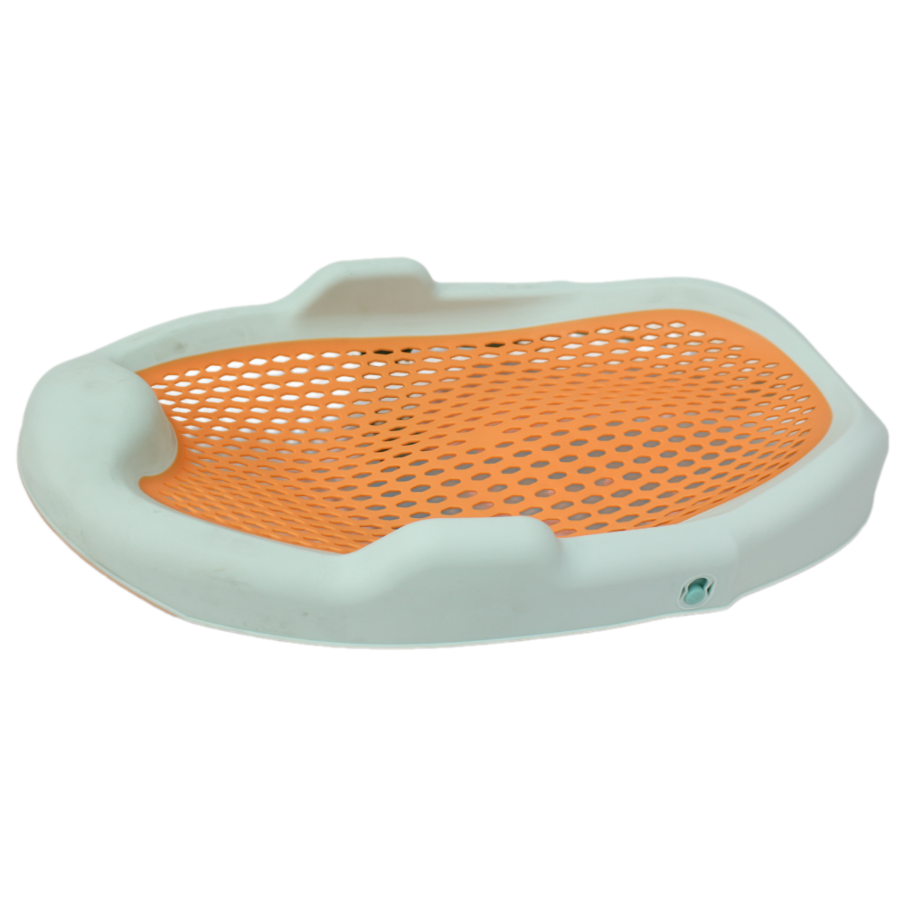 Baby Silicone Bath Seat – Mint & Orange