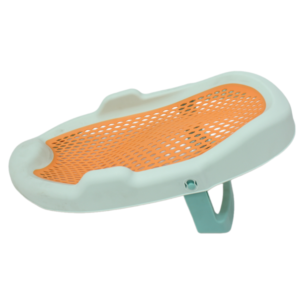 Baby Silicone Bath Seat – Mint & Orange