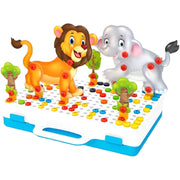 Creative Portable Box Animals Building Block Set – 198 Pcs