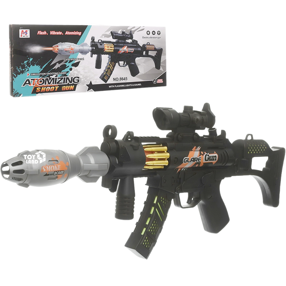 Atomizing Shoot Gun (Sound & Light) – Black