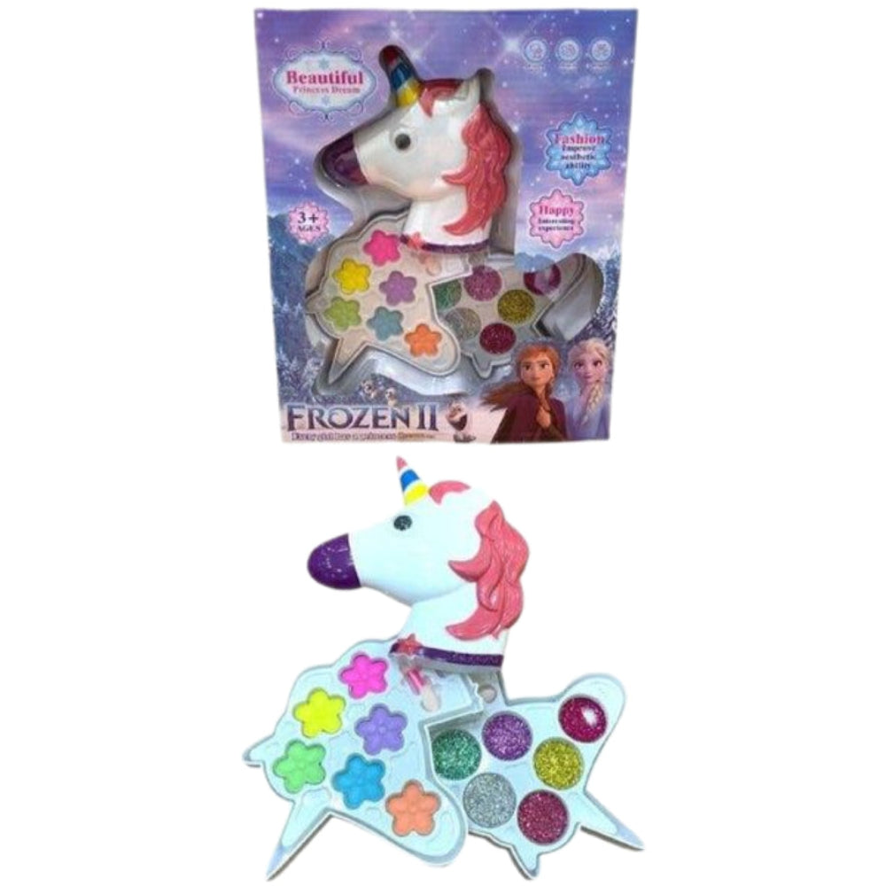 Children's Unicorn-Shaped Makeup Playset