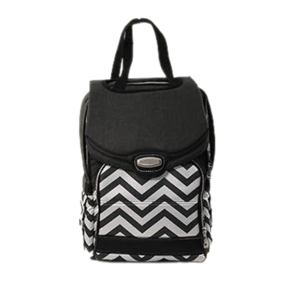Petit Bebe For me Premium Mommy Bag – Zigzag Print
