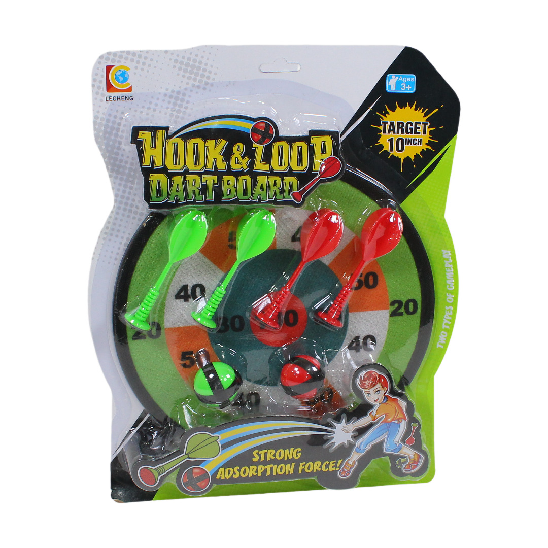 LeCheng Hook & Loop Dart Board Game - Toys