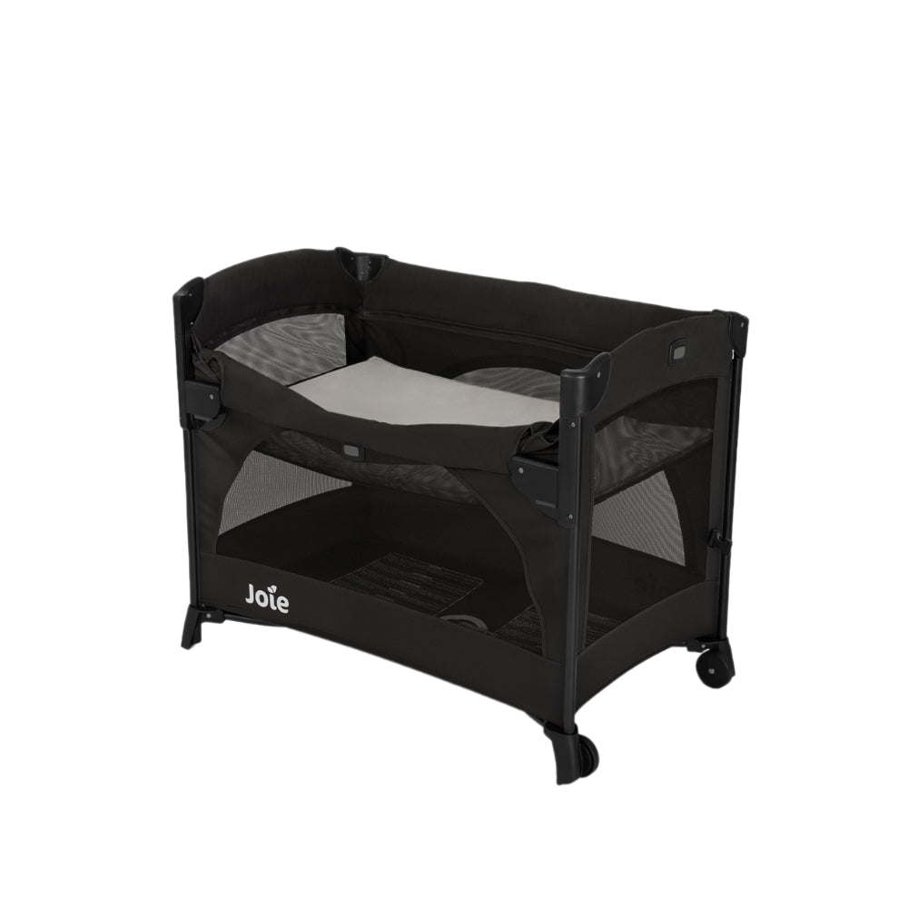 Joie Kubbie Sleep Bedside Travel Cot – Shale