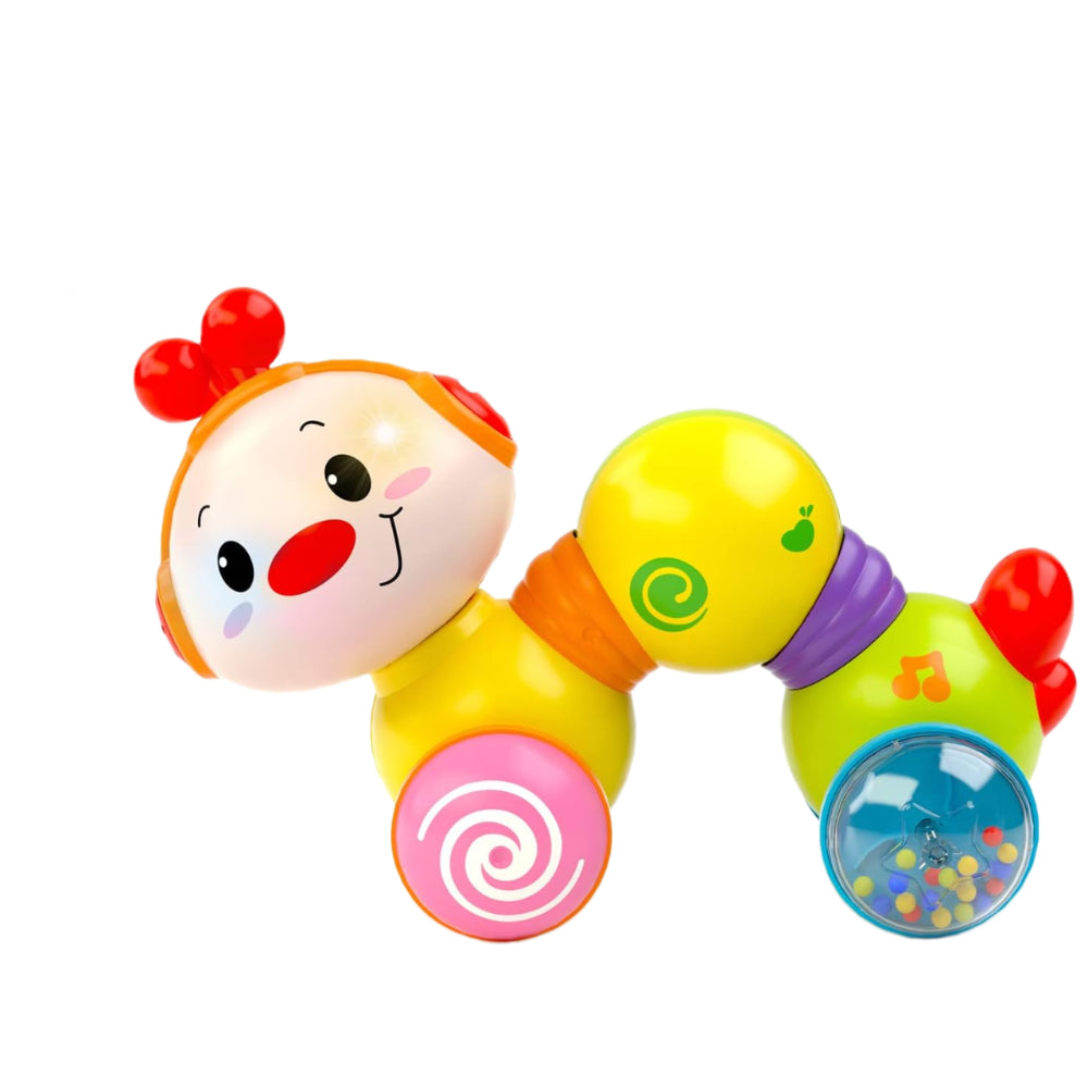 Hola Fun Musical Caterpillar Toy (Light & Music) - Toys