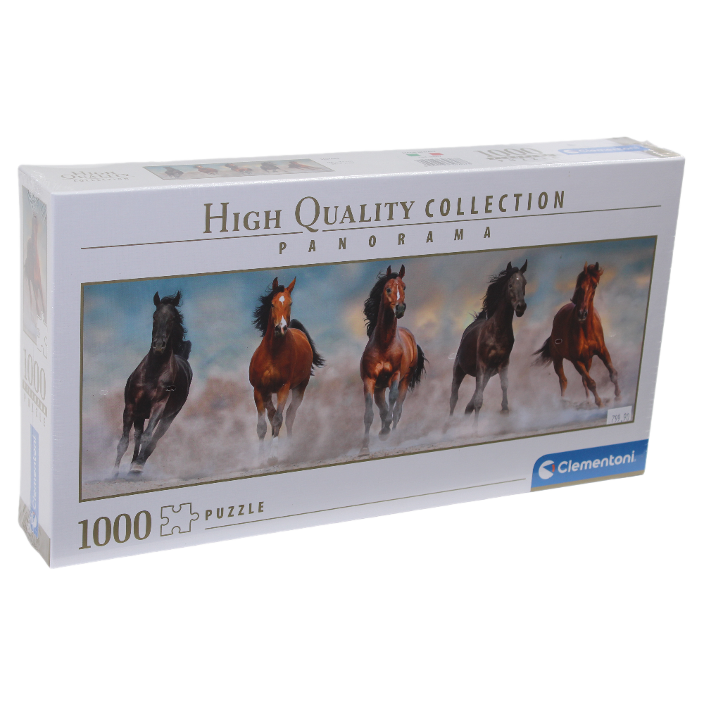 Clementoni Horses Panorama Puzzle – 1000Pcs