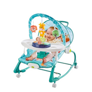 Umbrella Bouncer with Feeding Tray with Wheels – Mint