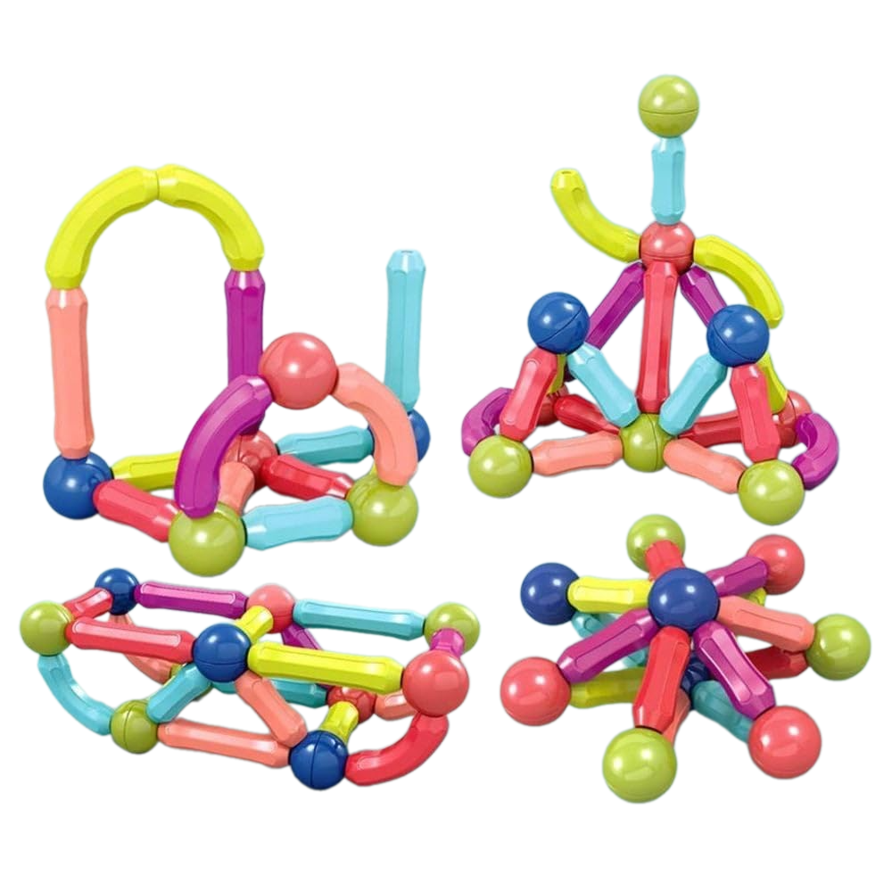 Magnetic Sticks and Balls Building Set – 36 Pcs - Toys - Al Saeed