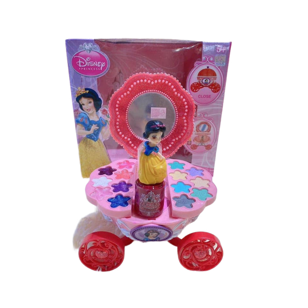 Princess Snow White Beauty Makeup Carriage Storage Set