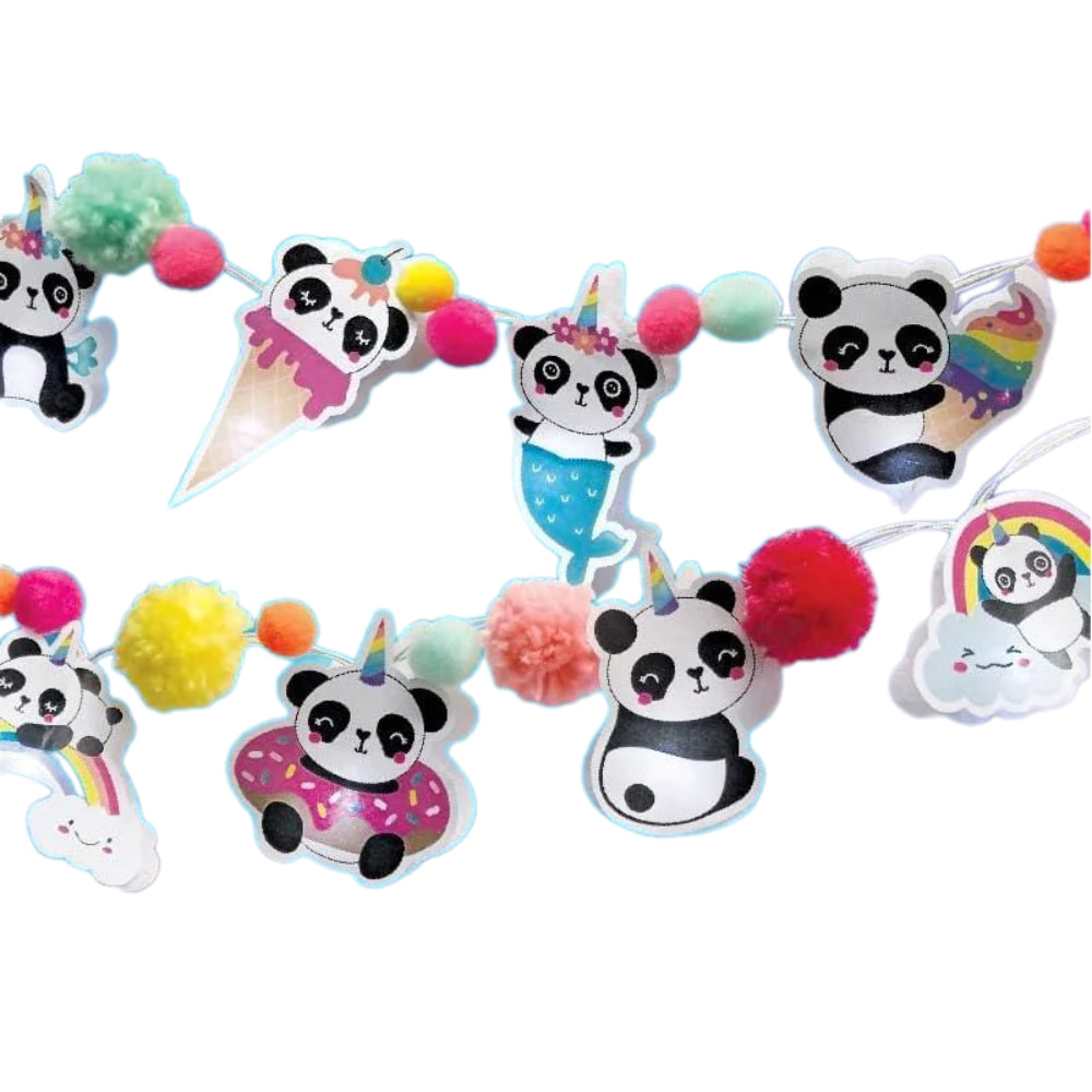 Sew Star DIY Panda Decorative LED String Lights Crafting Kit - Toys