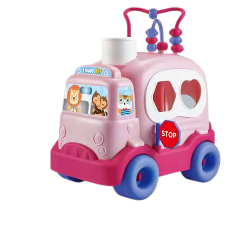 Baby School Bus – Pink - Toys - OKO