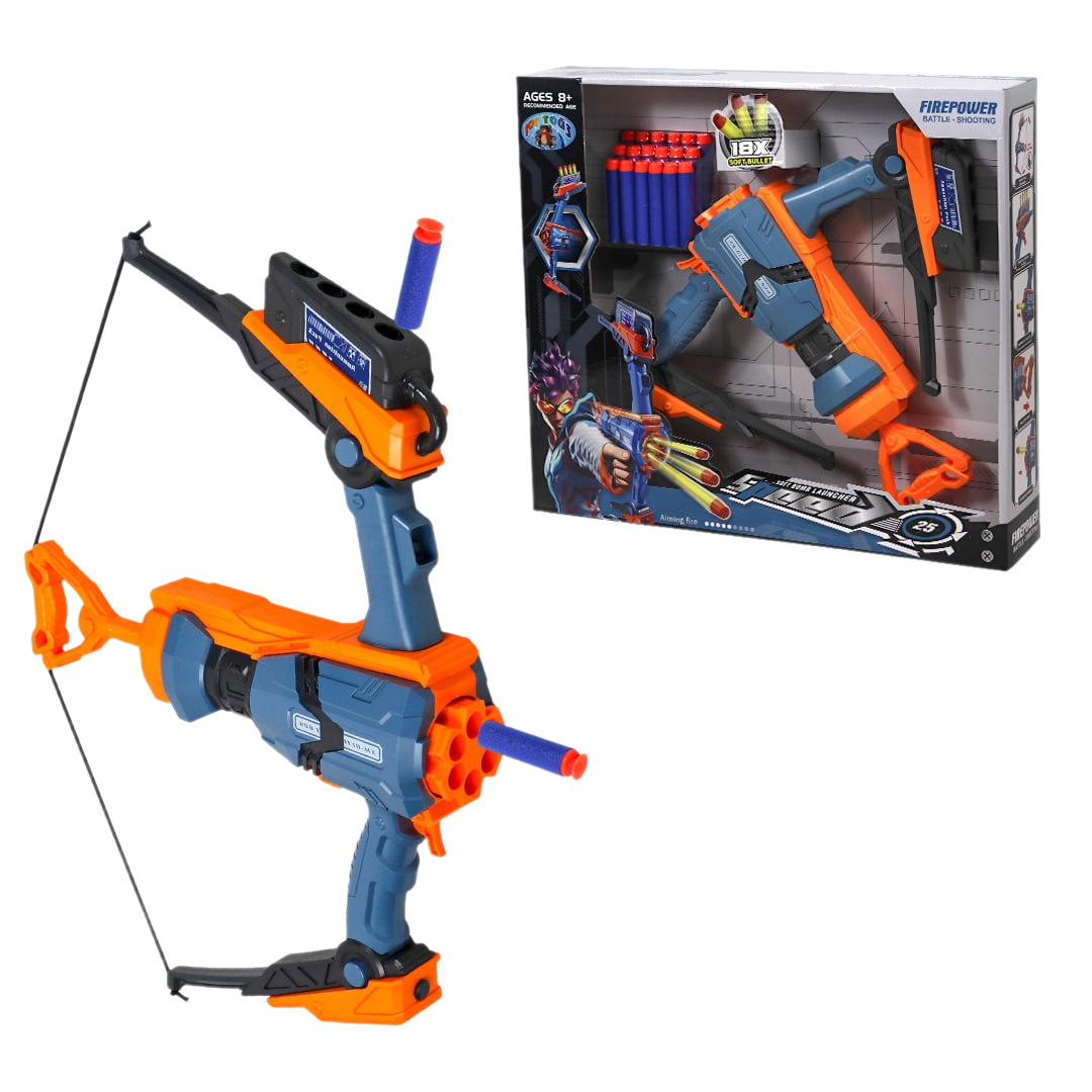 Firepower Battle Shooting Toy Crossbow – 12 Pcs - Toys - OKO