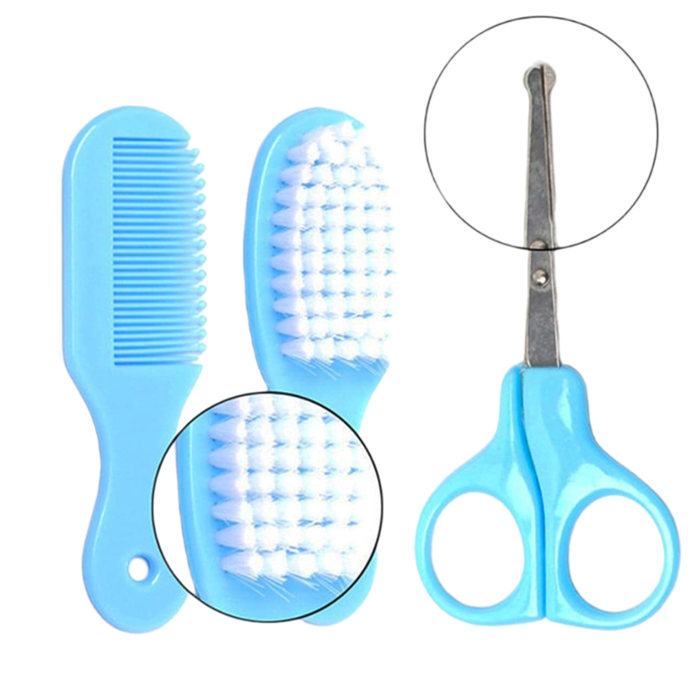 La Frutta Baby Grooming Set – Baby Blue - Baby Essentials