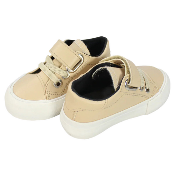 Unisex Leather Sneakers – Beige