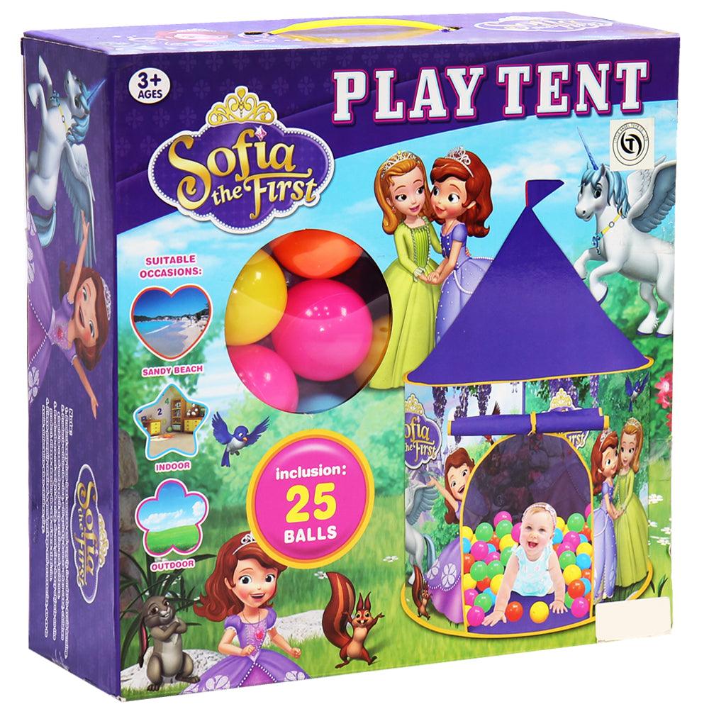 Sofia The First Tent With 25 Balls - Ourkids - HUN