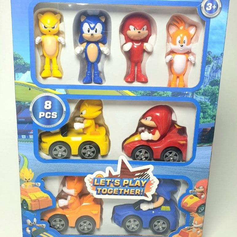 SONIC THE HEDGEHOG CUTE RACING CAR - Ourkids - OKO