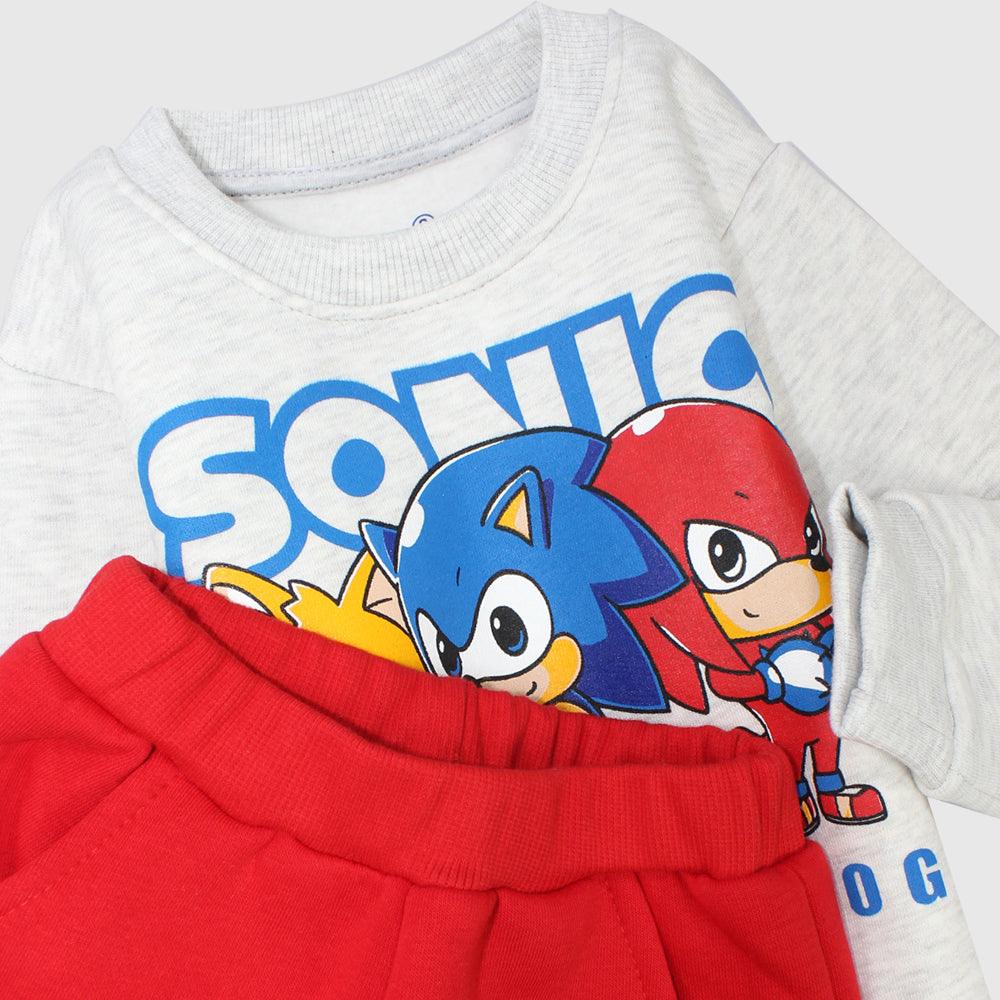 Sonic The Hedgehog Long-Sleeved Fleeced Pajama - Ourkids - JOKY