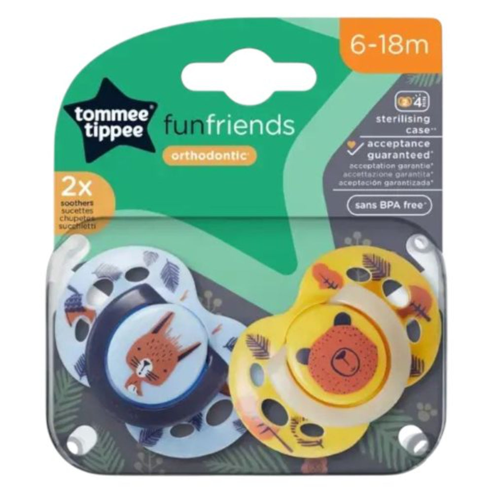 Tommee Tippee Closer to Nature Fun Soothers (6-18m)