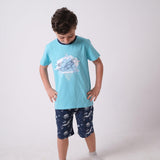 Space Astronaut Short-Sleeved Pajama - Ourkids - Ourkids