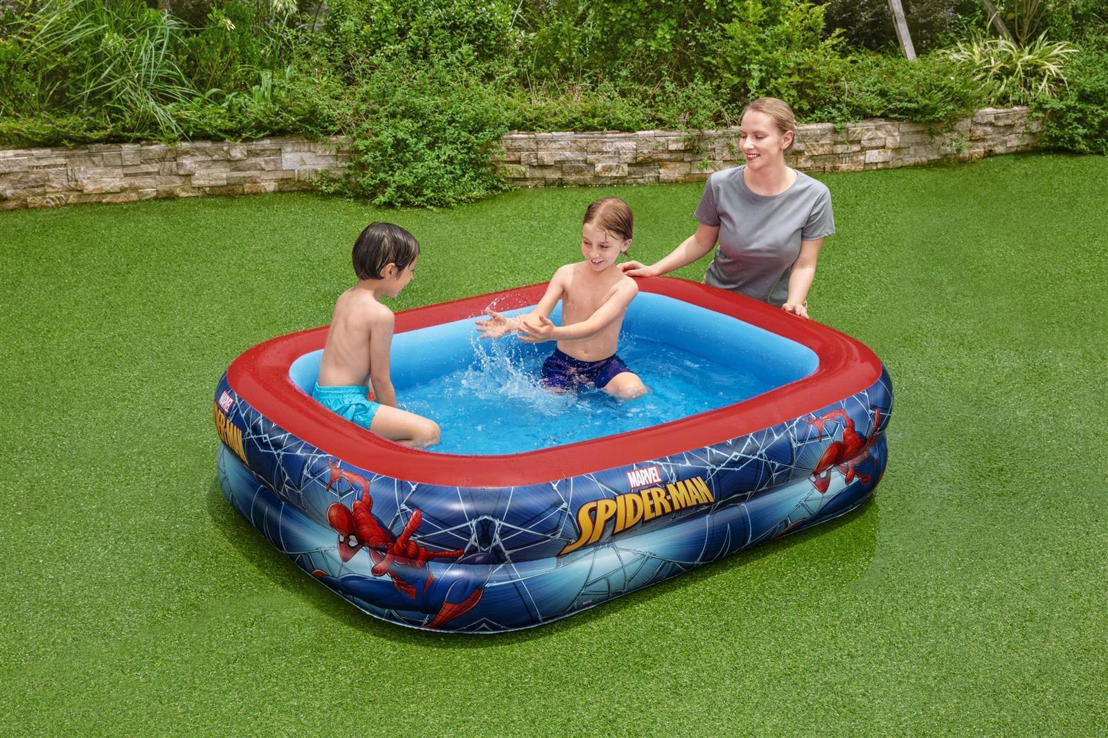 Spider-Manâ„¢ Family Pool 200 x 146 x 48 cm square - Ourkids - Bestway